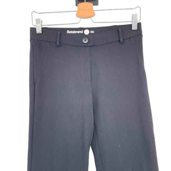 Betabrand Boot-Cut Classic Dress Pant Yoga Pants Black Size‎ Small Petite - Picture 3 of 6